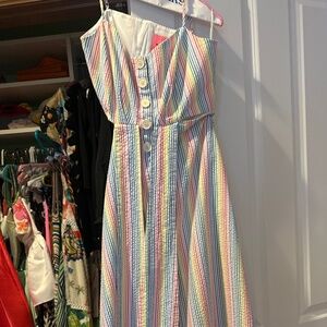 J crew size 0 searsucker dress